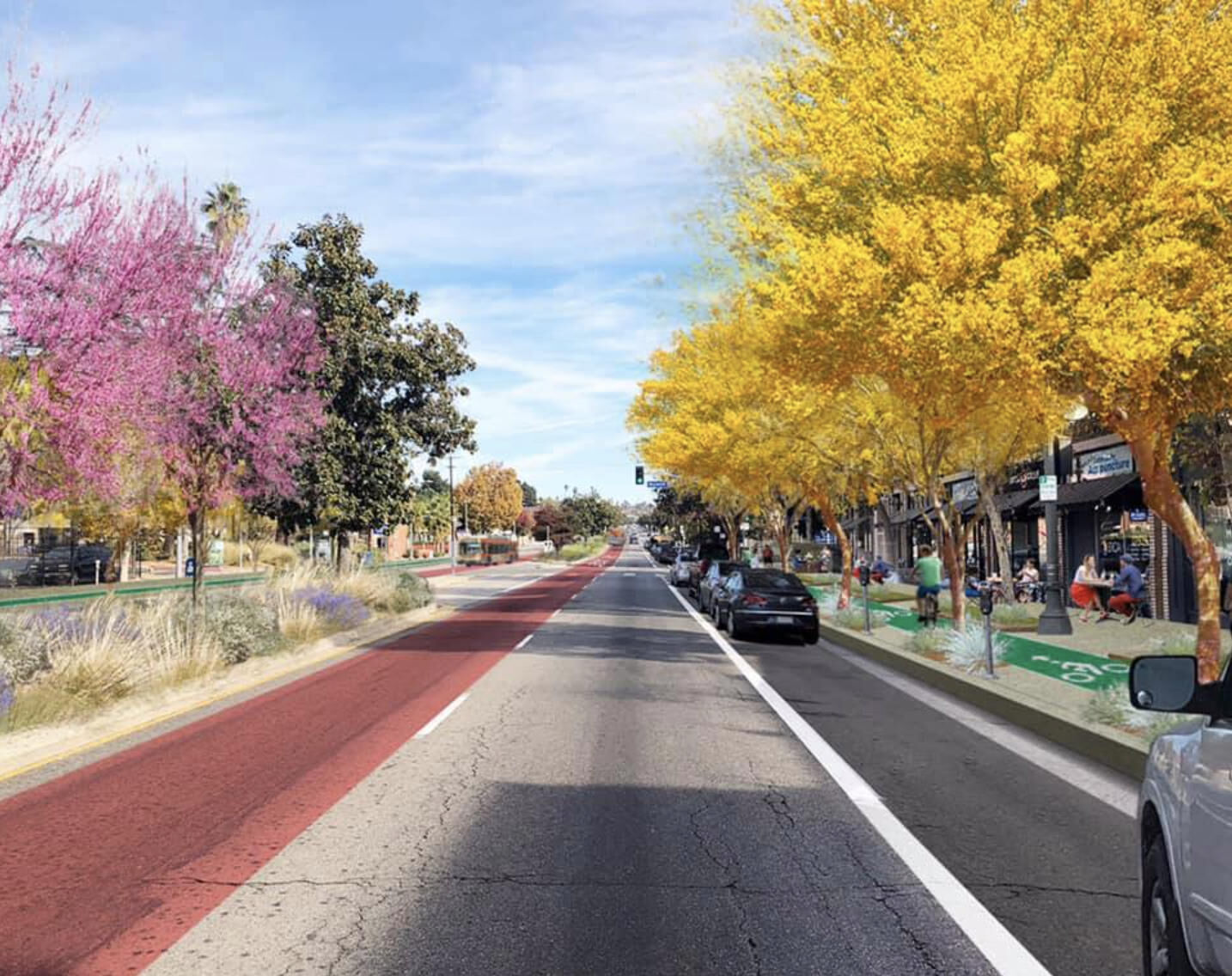 Beautiful Boulevards rendering of Colorado Boulevard